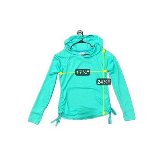 Magellan Outdoors MagWick Fish Gear Hooded Long Sleeve Top Green Sz Large Active - Picture 7 of 10